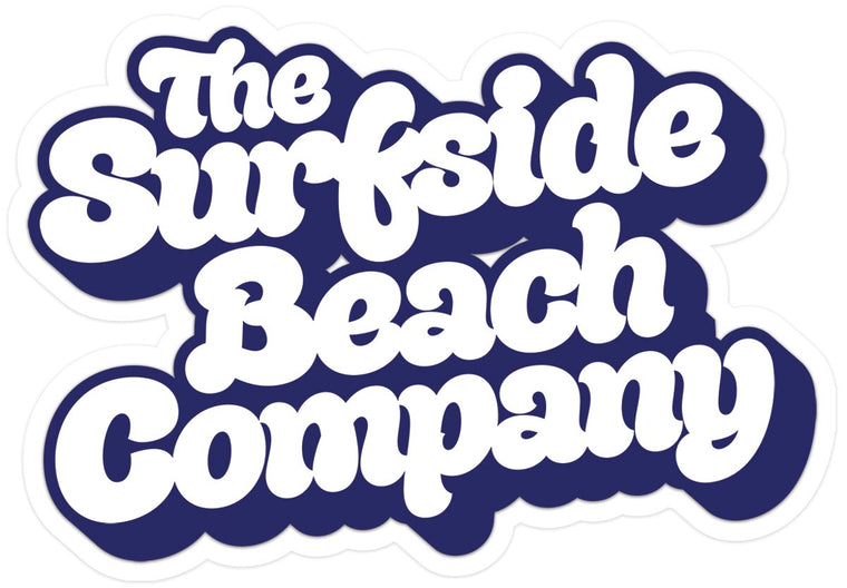 The Surfside Beach Company (Yummy Bubble) Glossy Vinyl Sticker