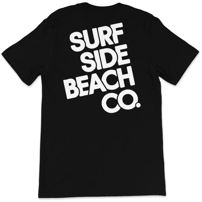 Surf Side Beach Company (Stacked Flynn): Unisex T-Shirt