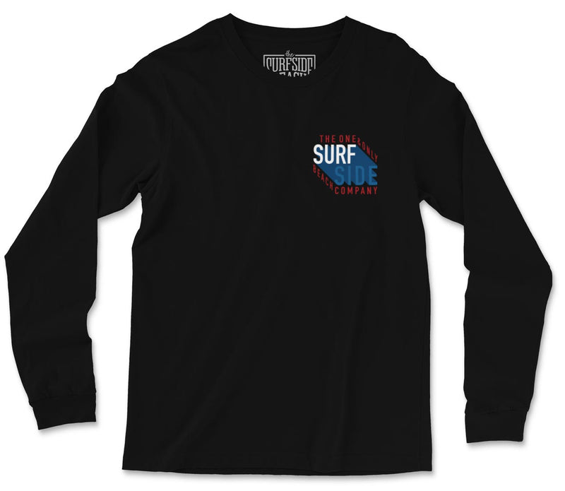 The One & Only Surf Side Beach Company (Escher) Unisex Long-Sleeved T-Shirt