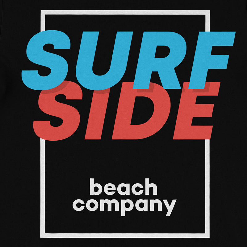 SURFSIDE beach company (shadow box) Unisex T-Shirt