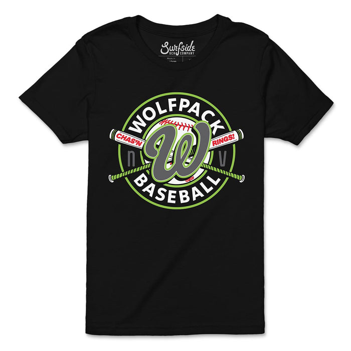 Wolfpack Baseball (NVW Circle Cross) Youth T-Shirt