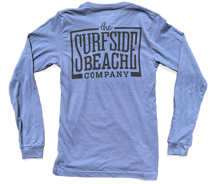 The Surfside Beach Company (Box-Logo) Unisex Long-Sleeved T-Shirt