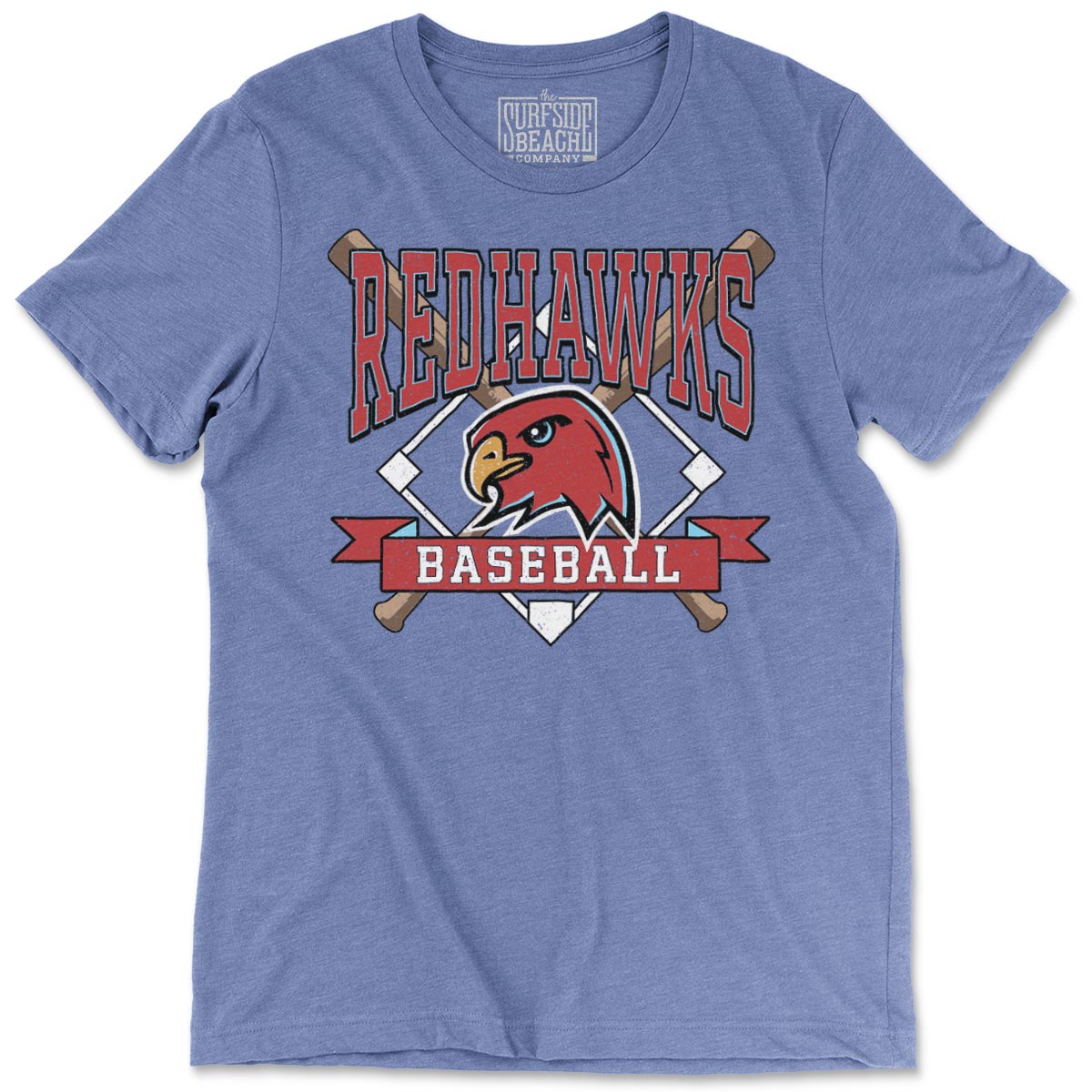RedHawks Baseball (Bats & Diamond) Unisex T-Shirt