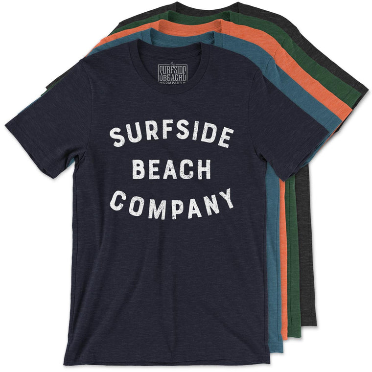 Surfside Beach Company (Weathered Block) Unisex T-Shirt