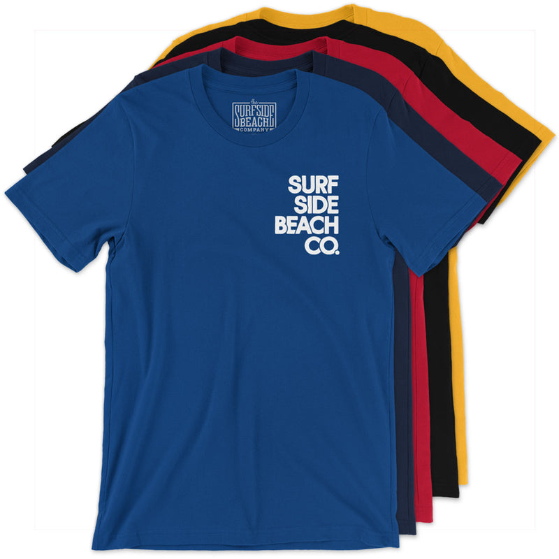 Surf Side Beach Company (Stacked Flynn): Unisex T-Shirt