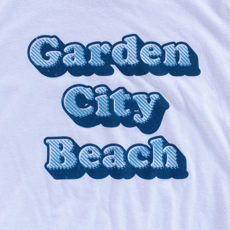 Garden City Beach premium T-shirt sleeve