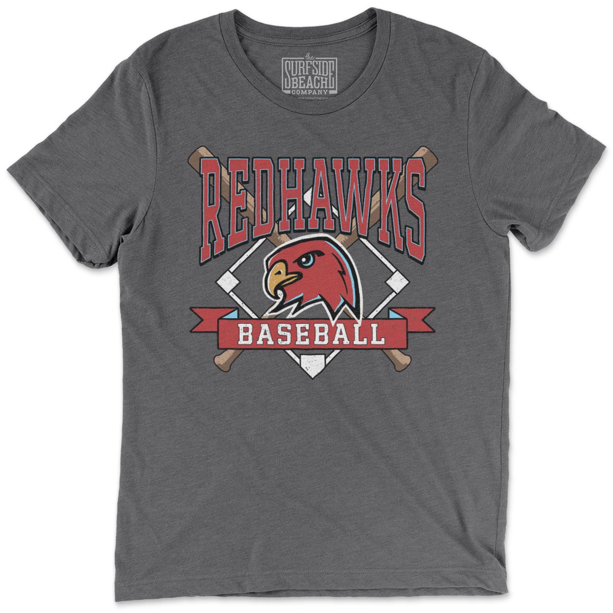RedHawks Baseball (Bats & Diamond) Unisex T-Shirt