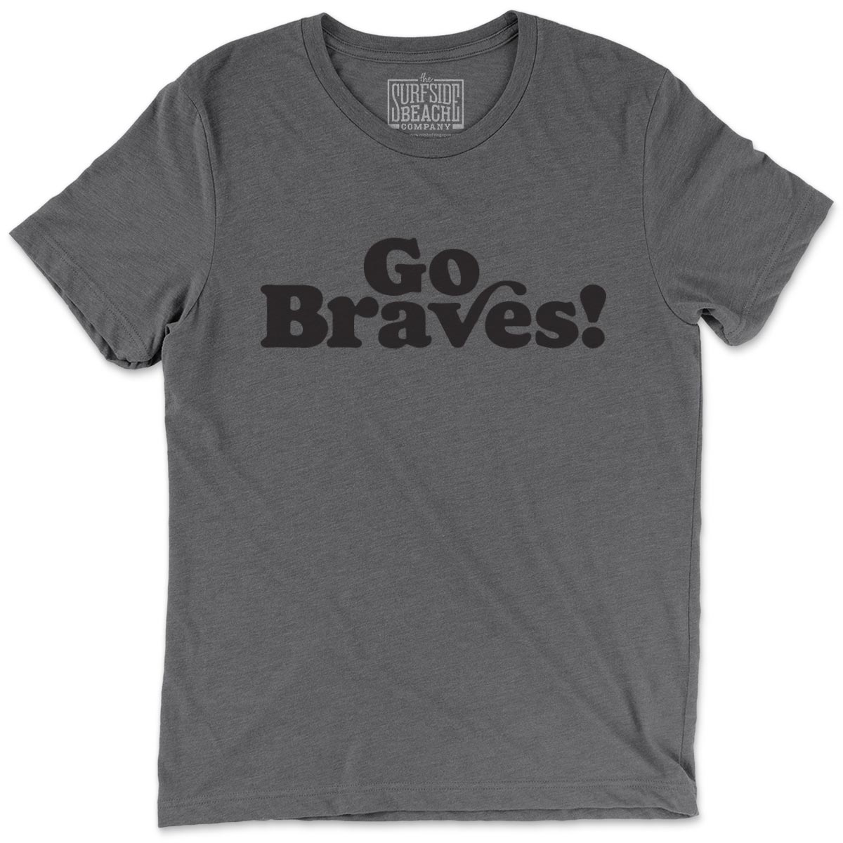 Go BRAVES! (Socastee): Unisex T-Shirt Grey Triblend / 4XL