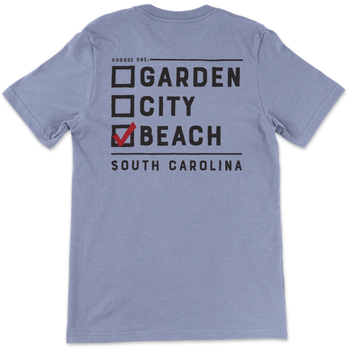 Garden City Beach (Checkbox) Unisex T-Shirt