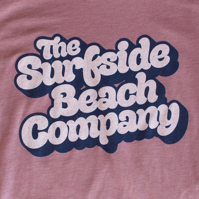 The Surfside Beach Company (Yummy Bubble) premium heather orchid T-shirt zoom