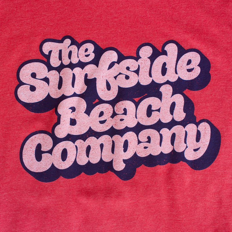 The Surfside Beach Company (Yummy Bubble) premium heather red T-shirt zoom