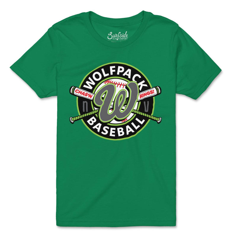 Wolfpack Baseball (NVW Circle Cross) Youth T-Shirt
