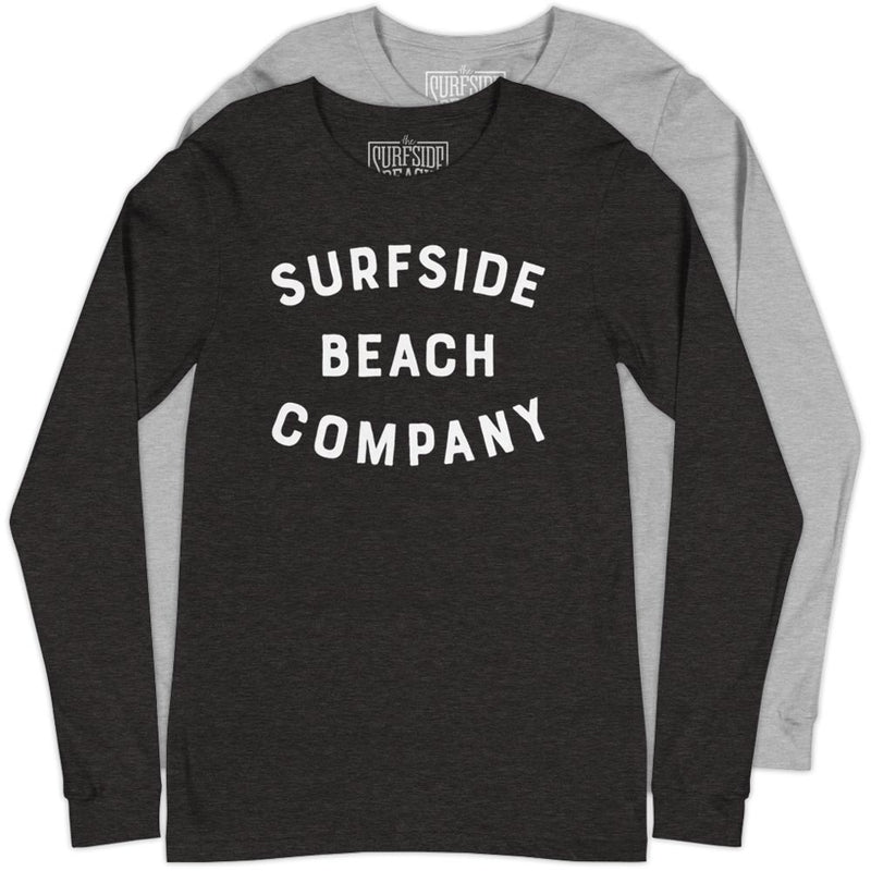 Surfside Beach Company (Weathered Block) Unisex Long-Sleeved T-Shirt