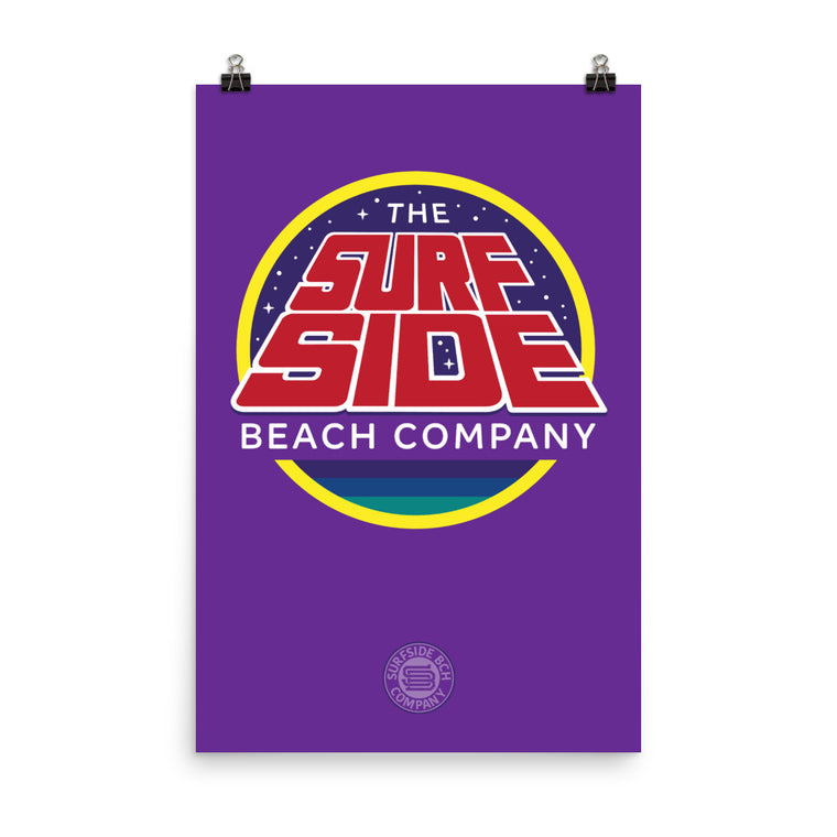 The Surfside Beach Company (Galaxy) Poster