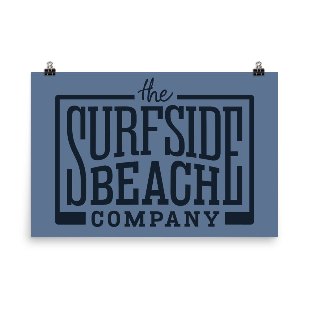 The Surfside Beach Company Logo: Poster
