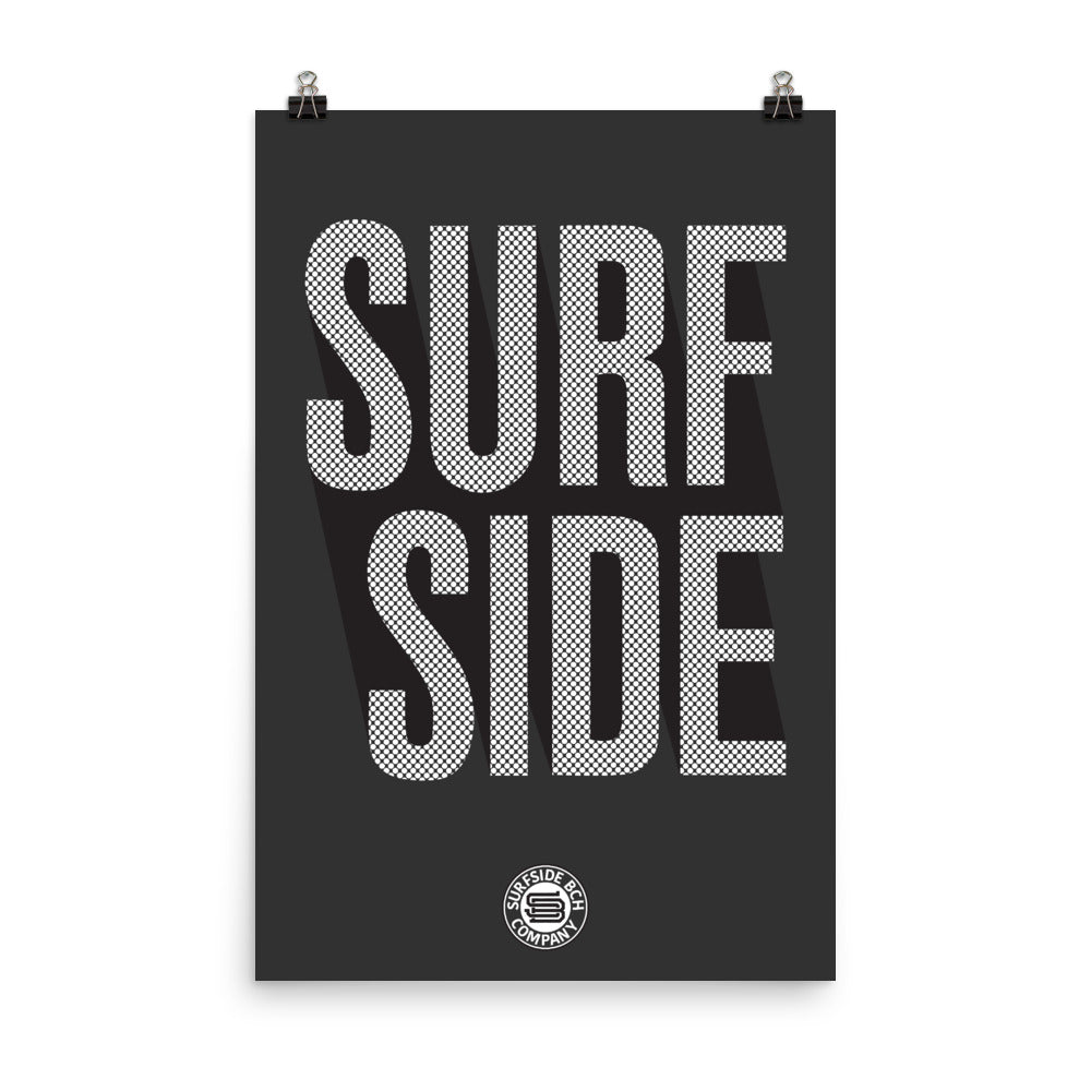 SURF SIDE (Stacked Dots) Poster