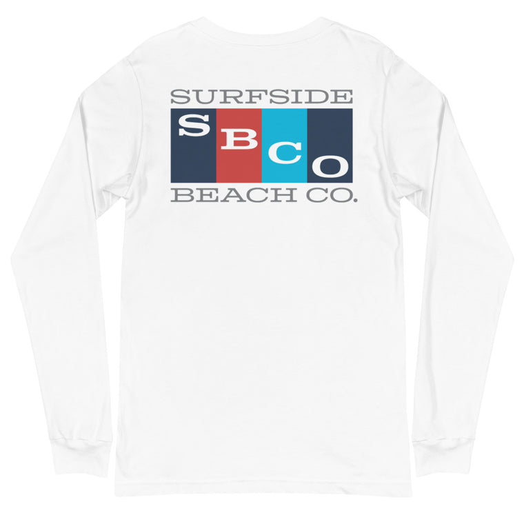 Surfside Beach Co. (Block-45): Unisex Long-Sleeved T-Shirt