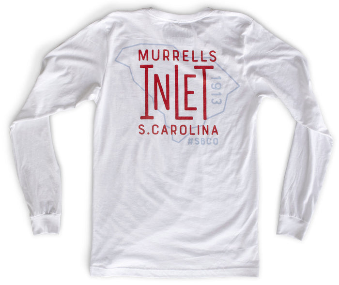 Murrells Inlet premium long-sleeved T-shirt back