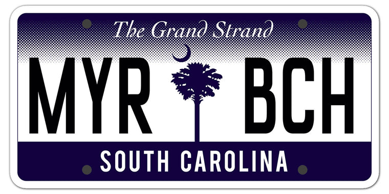 MYR BCH (License Plate) Glossy Vinyl Sticker