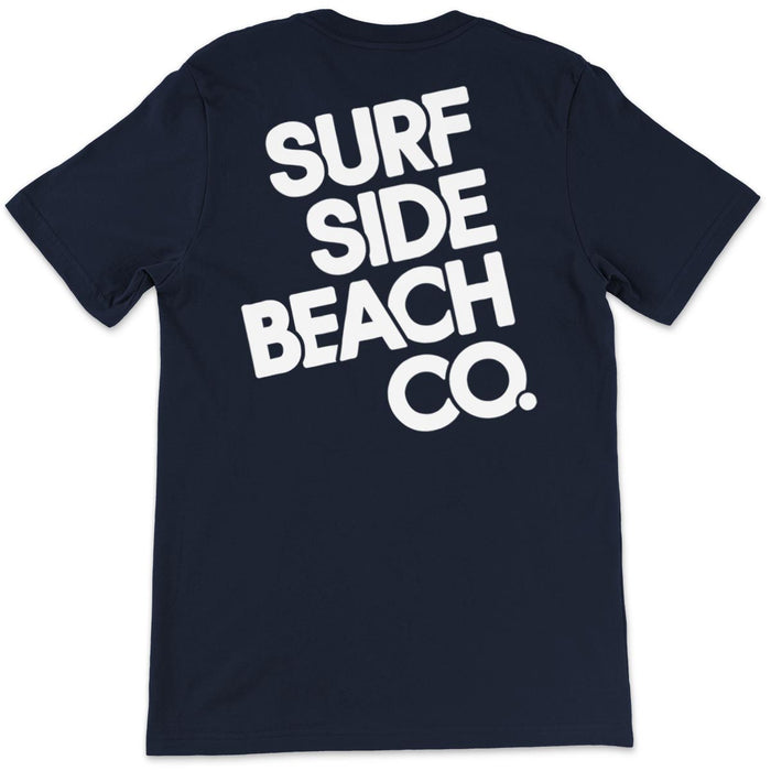 Surf Side Beach Company (Stacked Flynn): Unisex T-Shirt