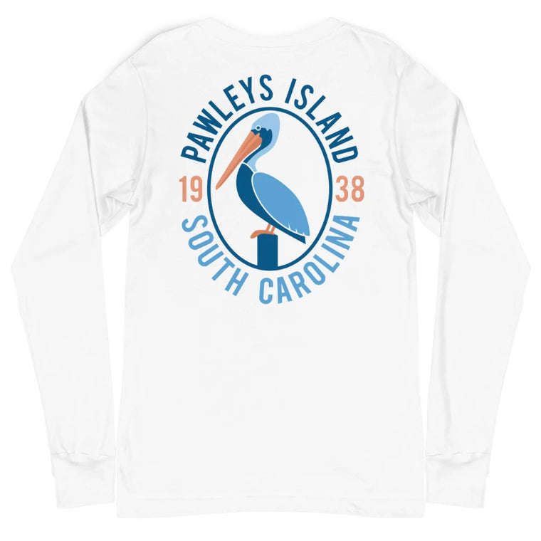Pawleys Island South Carolina (1938): Unisex Long-Sleeved T-Shirt