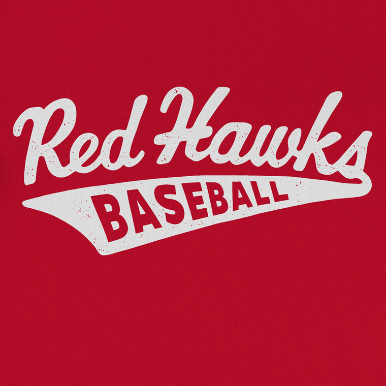 RedHawks Baseball (Cotton Script) Unisex Long Sleeve T-Shirt