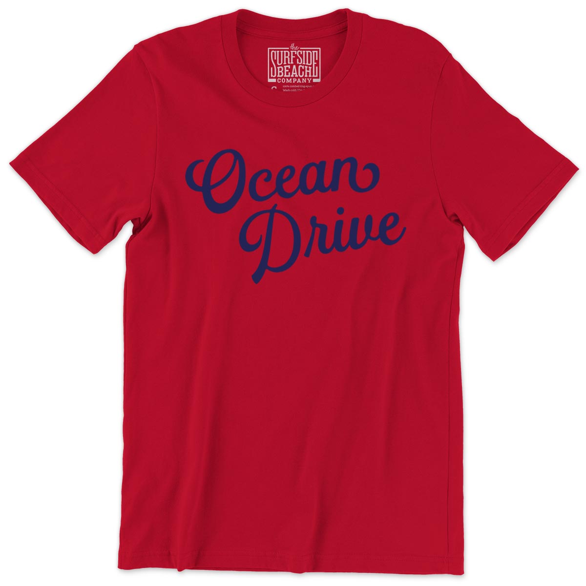 Ocean Drive (Vintage Seaboard) unisex T-Shirt Red / M