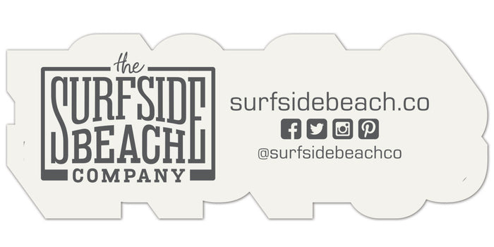 Surfside (bouncy block): Glossy Vinyl Sticker