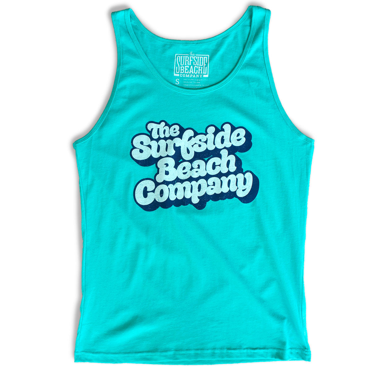 The Surfside Beach Company (Yummy Bubble) premium teal tank-top