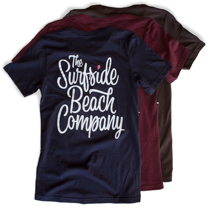 The Surfside Beach Company (Bewitched) premium T-shirts back
