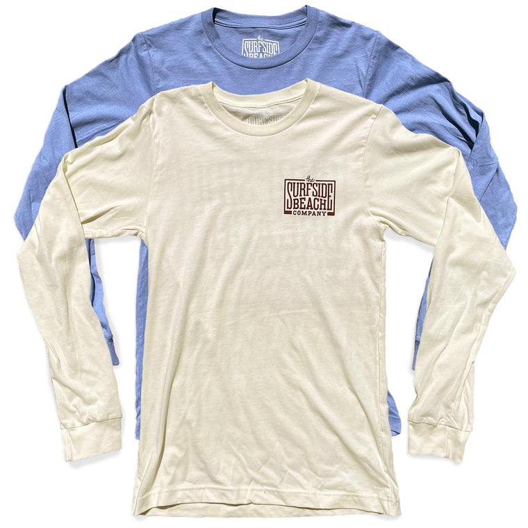 The Surfside Beach Company (Box-Logo) Unisex Long-Sleeved T-Shirt