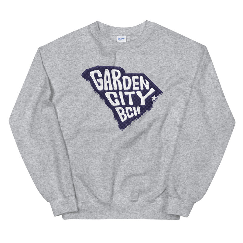 Garden City Bch (State/Star) Unisex Sweatshirt