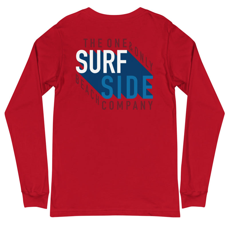 The One & Only Surf Side Beach Company (Escher) Unisex Long-Sleeved T-Shirt