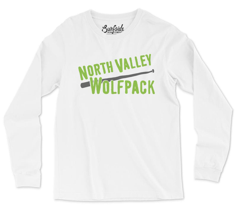 North Valley Wolfpack (Slant Bat) Unisex Long Sleeve T-Shirt