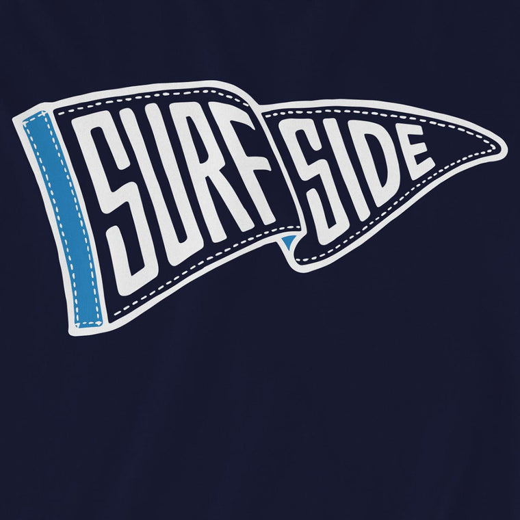 SURFSIDE (Waving Pennant) Unisex Long-Sleeved T-Shirt