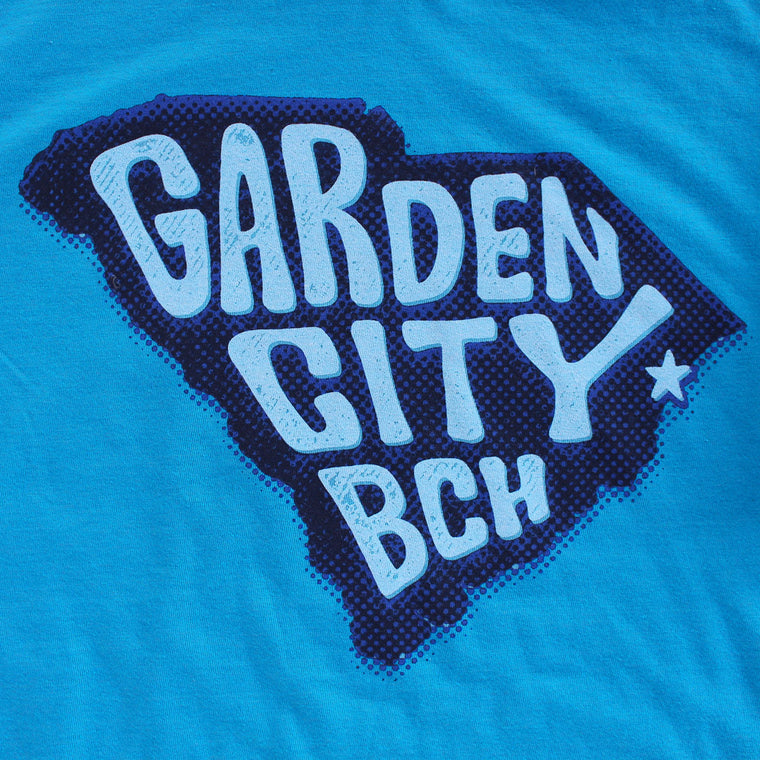 Garden City Beach premium T-shirt sleeve